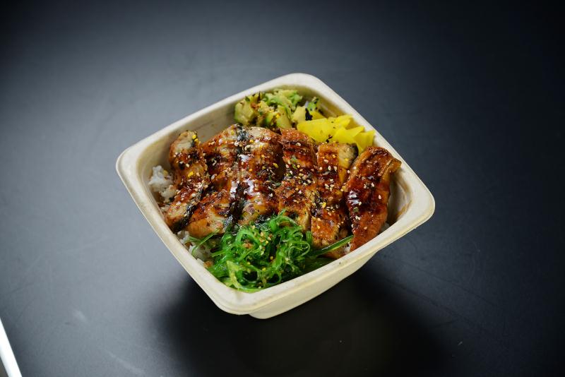 Order 7. Unagi Rice Bowl food online from Ea Cafe store, San Francisco on bringmethat.com