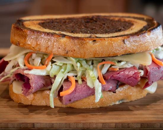 Order Almost Reuben food online from Baggin's Gourmet Sandwiches store, Oro Valley on bringmethat.com