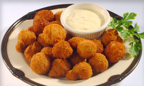 Order Breaded Mushrooms food online from Papa Saverios Pizzeria store, West Chicago on bringmethat.com