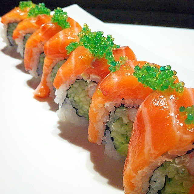 Order 32. Salmon Love food online from Maki Sushi store, Alpharetta on bringmethat.com