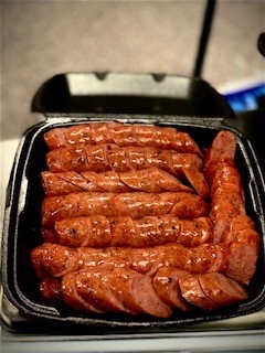 Order Full Pound Regular Sausage food online from 2 Guys 1 Pit Bbq & Catering store, Tomball on bringmethat.com