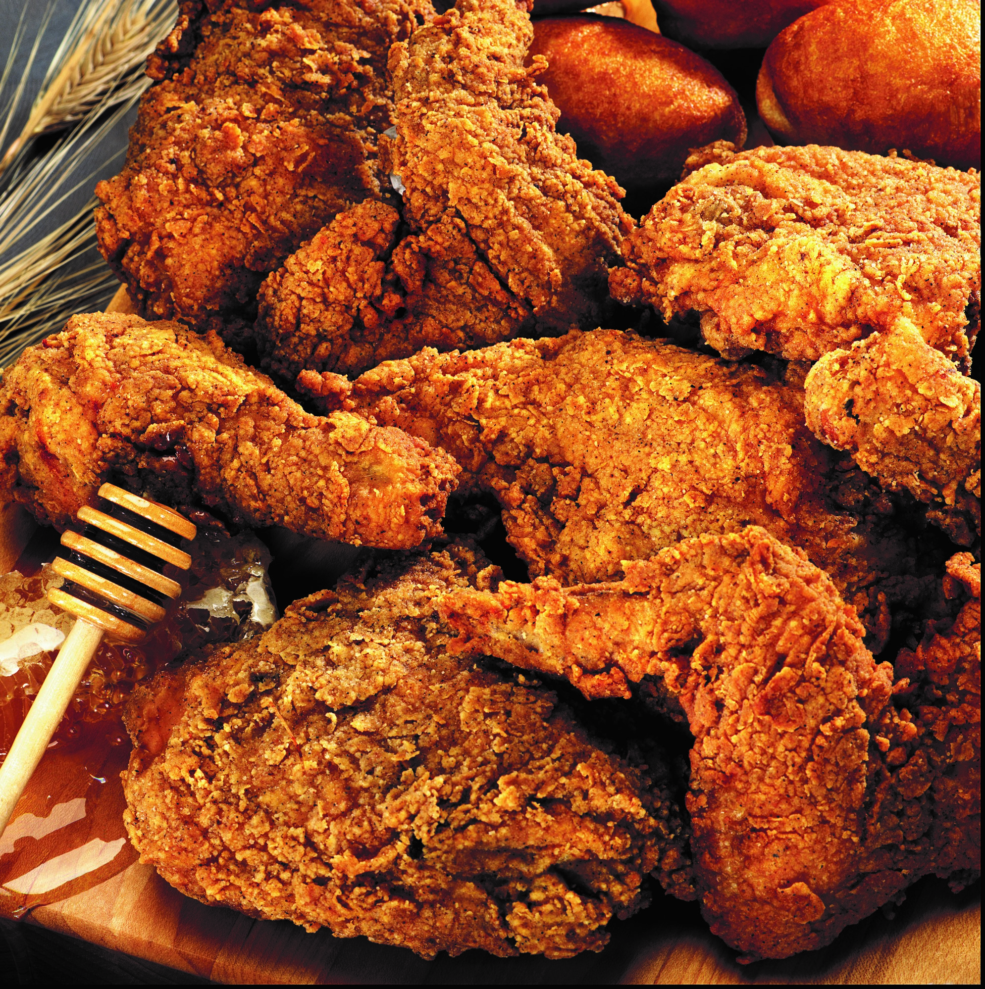 Order 2 Piece Fried Chicken with 1 Bee  food online from Cluck-U Chicken store, Odenton on bringmethat.com