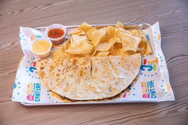 Order Fajita Chicken Quesadilla food online from Ted Tacos & Cantina store, Ardmore on bringmethat.com