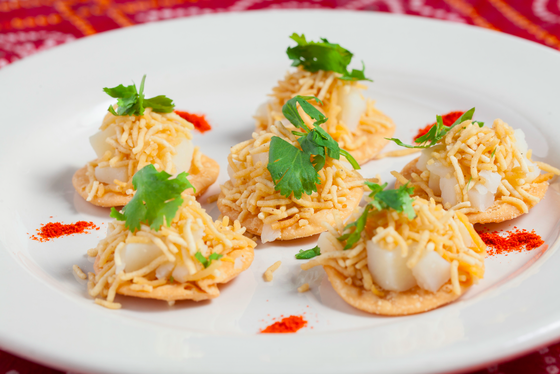 Order Sev Puri food online from All India Cafe store, Pasadena on bringmethat.com