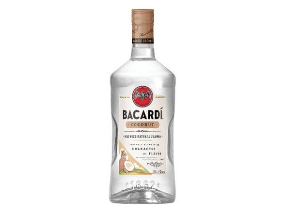 Order BACARDÍ Coconut Flavored White Rum - 1.75L Bottle food online from Josh Wines & Liquors Inc store, New York on bringmethat.com