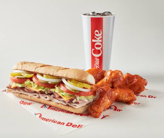 Order Sub Combo food online from American Deli store, Houston on bringmethat.com