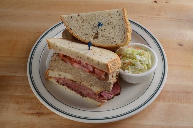 Order Hot Pastrami and Chopped Liver food online from Brents Deli store, Westlake Village on bringmethat.com