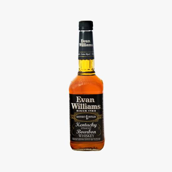 Order Evan Williams Kentucky Straight Bourbon Whiskey 375ml  food online from Goodie Liquor And Wine store, Santa Monica on bringmethat.com