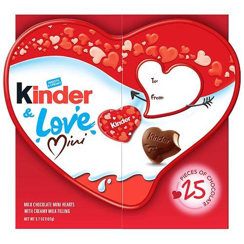 Order Kinder Mini Valentine  Heart - 3.7 oz food online from Walgreens store, Hickory on bringmethat.com