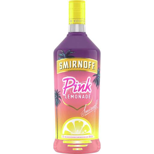 Order Smirnoff Vodka Pink Lemonade (1.75 LTR) 137965 food online from Bevmo! store, Redwood City on bringmethat.com