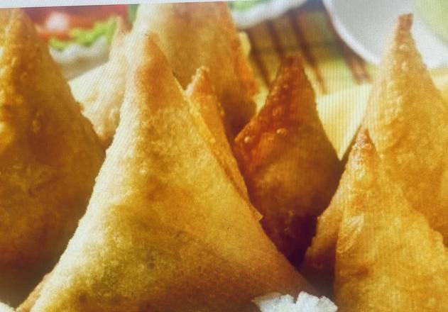 Order Chicken Samosa (2 pcs) food online from INDIAN GRILL RESTAURANT store, Norcross on bringmethat.com