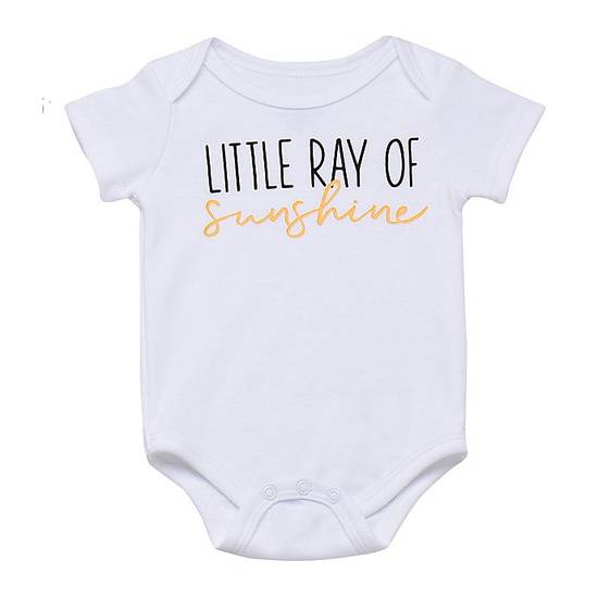 Order Baby Starters® BWA® Size 3M Little Sunshine Bodysuit in White food online from Bed Bath & Beyond store, Lancaster on bringmethat.com