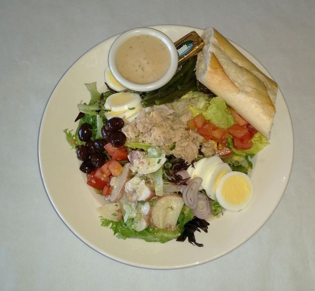 Order Nicoise Salad food online from Champagne Bakery store, San Diego on bringmethat.com