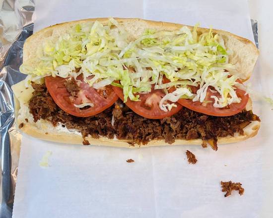 Order Philly Cheese Steak Sandwich food online from Habibi Gourmet Deli store, South Ozone Park on bringmethat.com