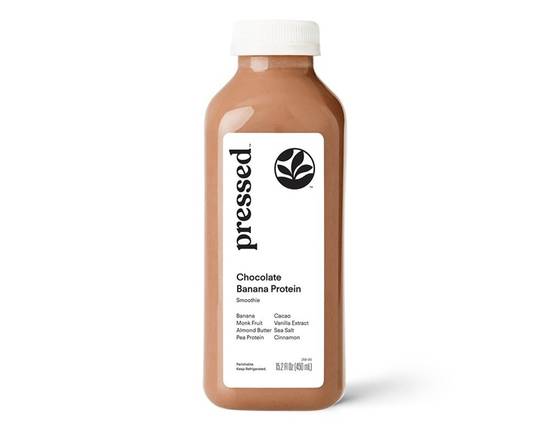 Order Chocolate Banana Protein Smoothie food online from Pressed store, San Francisco on bringmethat.com