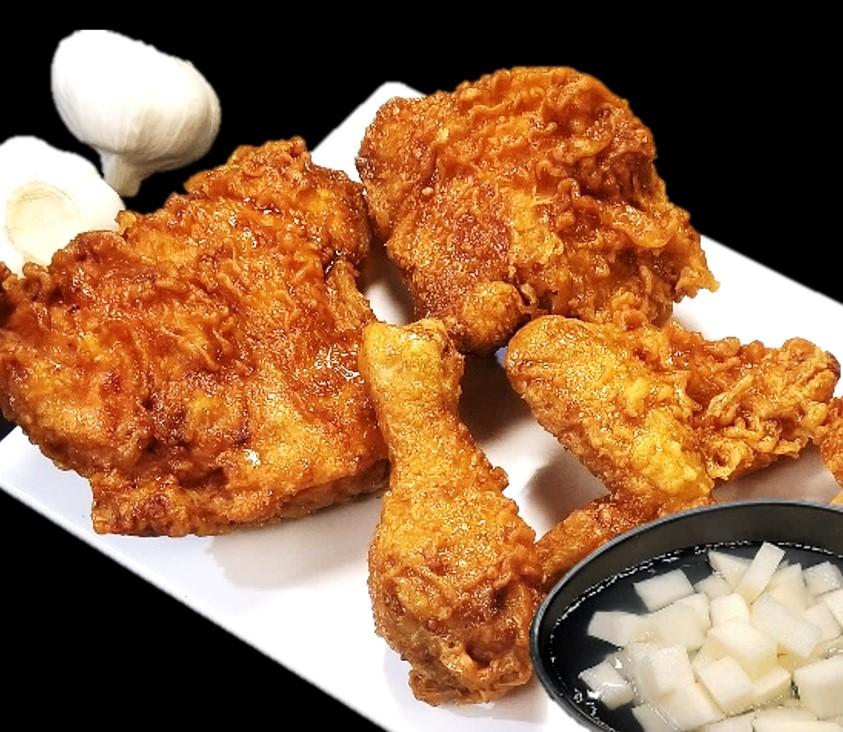 Order Half Chicken (4pcs) # food online from Honey Dress Fried Chicken store, Torrance on bringmethat.com