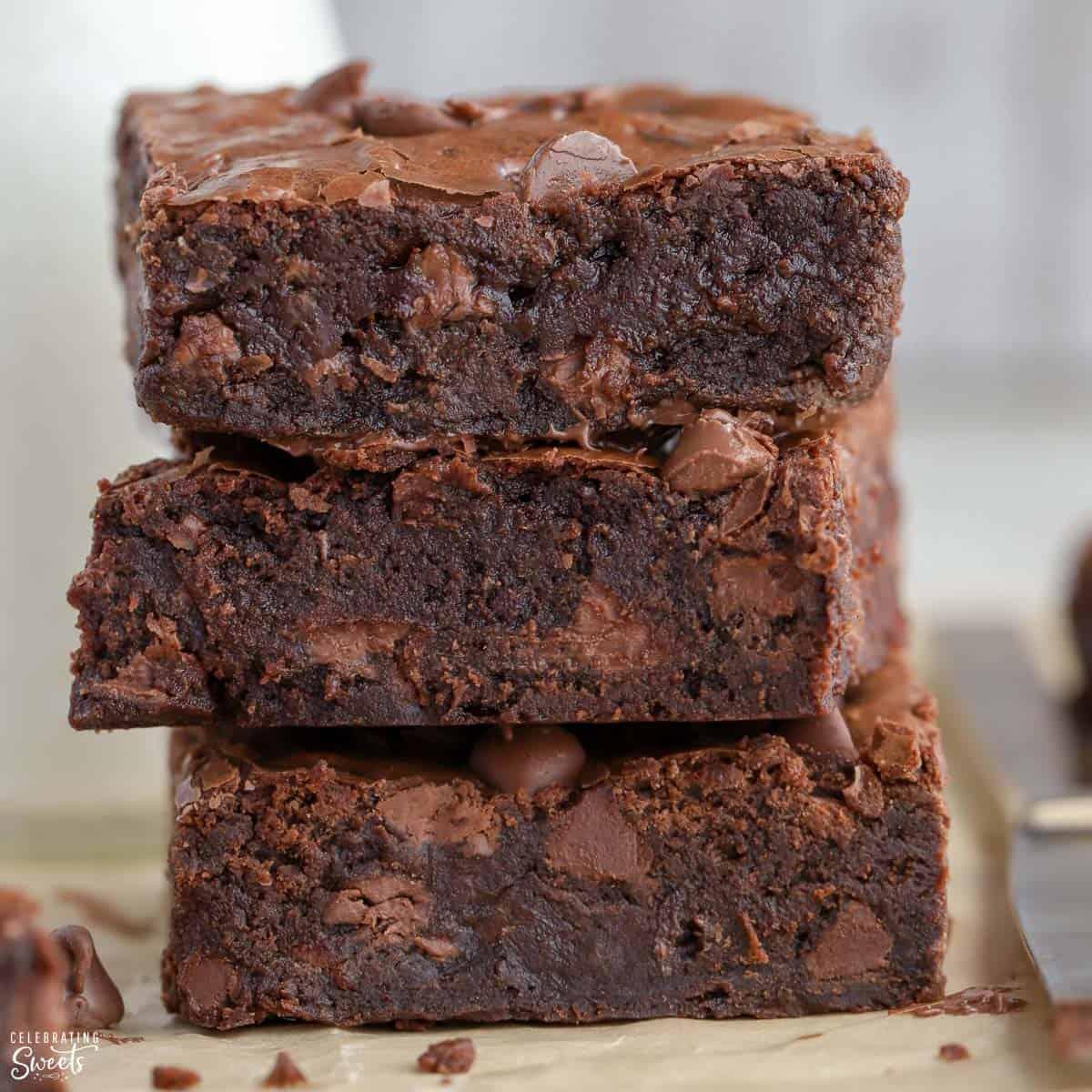 Order Double Chocolate Chip Brownies food online from Manakeesh Cafe Bakery store, Philadelphia on bringmethat.com