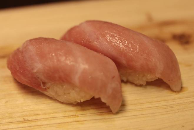 Order O-Toro (2pc) food online from Nori Sushi Eatery store, South Pasadena on bringmethat.com