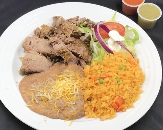 Order Carnitas  food online from Lauras Mexican Food store, Glendale on bringmethat.com