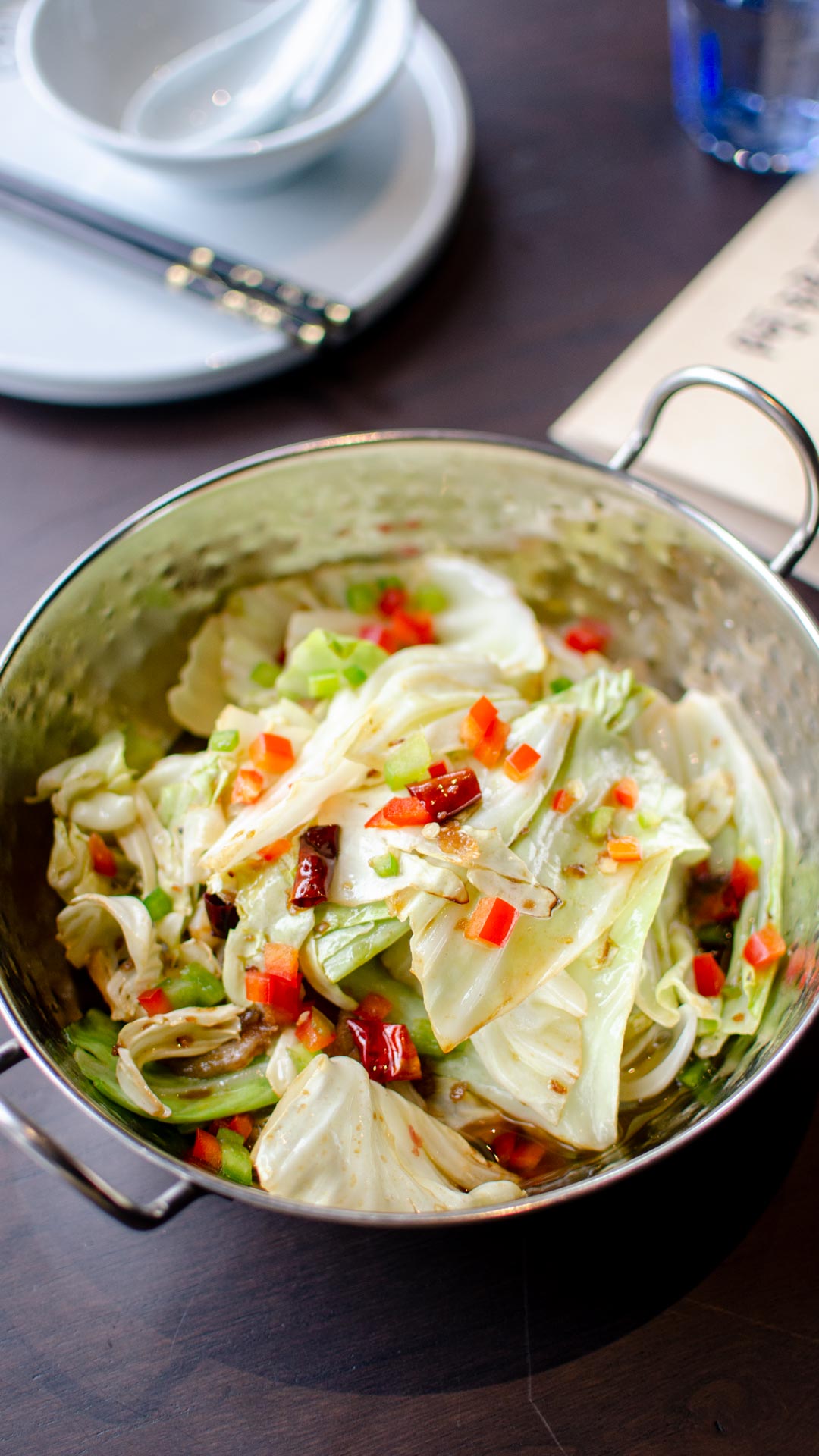 Order 107. Sauteed Cabbage food online from La Mom Kitchen store, Chicago on bringmethat.com