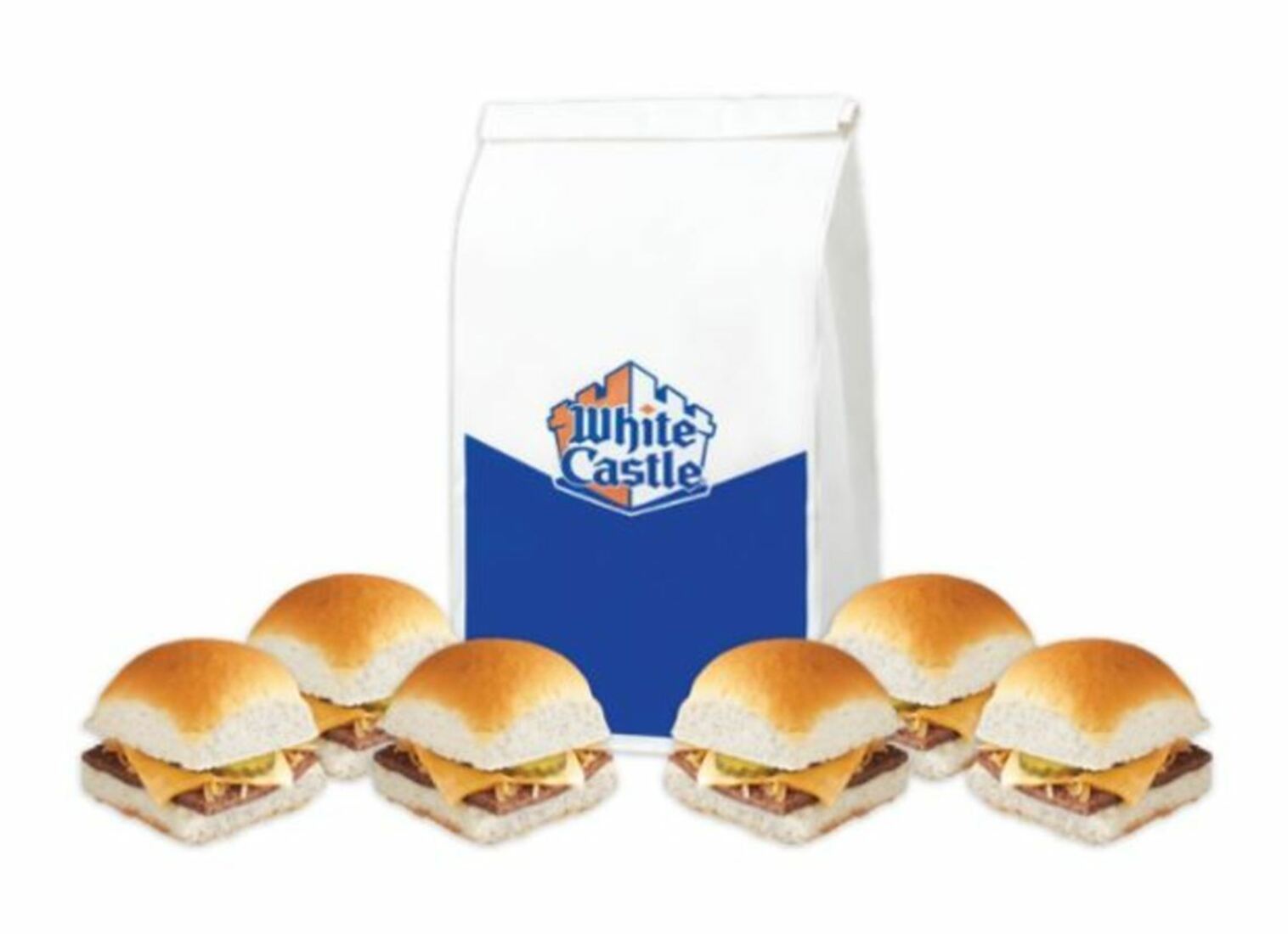 Order SUPER SACK OF CHEESE SLIDERS food online from White Castle store, Bronx on bringmethat.com