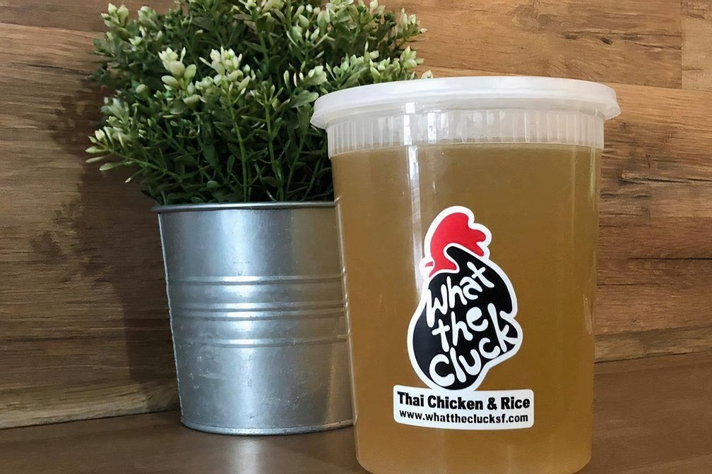 Order Chicken Broth  food online from What The Cluck Oakland store, Oakland on bringmethat.com