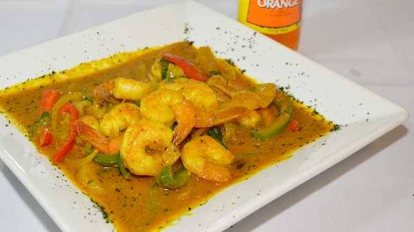 Order Curry Shrimp food online from Trappixx Jamaican Restaurant store, Cherry Hill on bringmethat.com