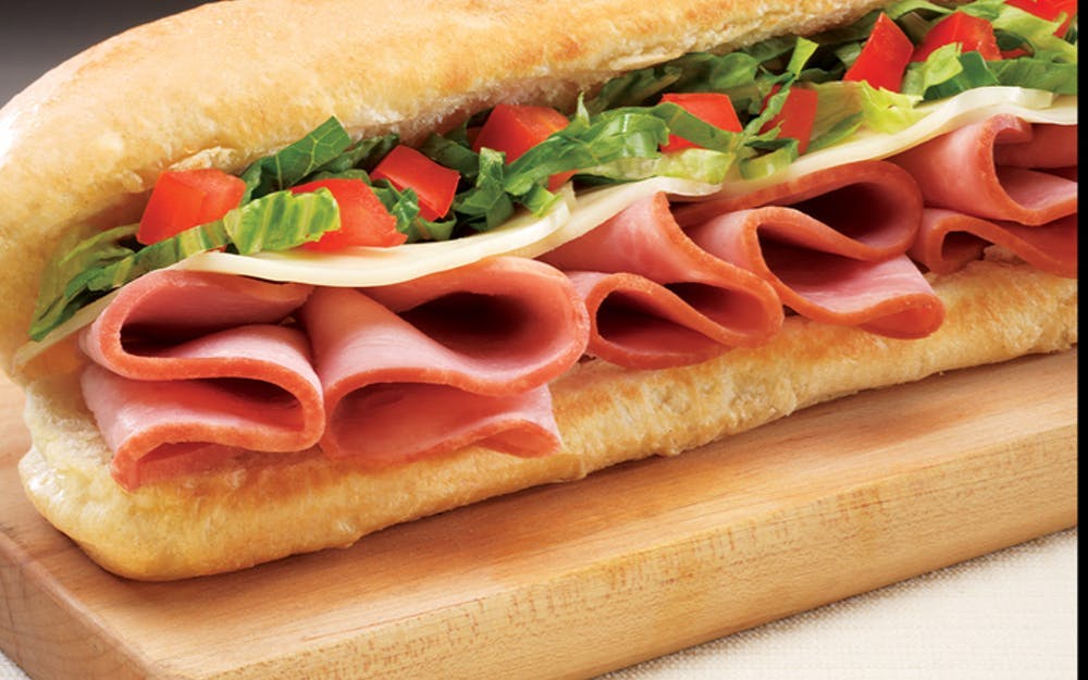 Order Ham & Cheese Grinder - Grinder food online from Golden $5 Pizza & Wings store, Colton on bringmethat.com