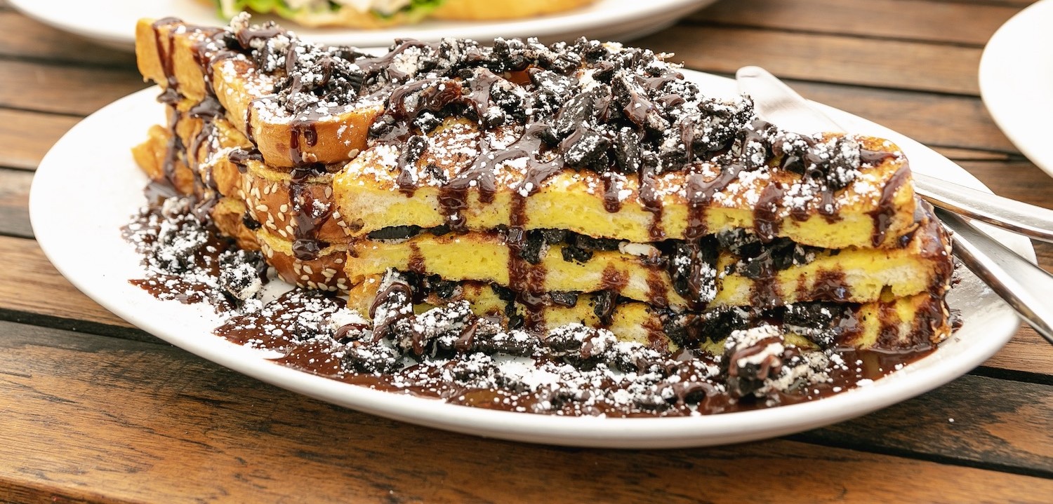 Order Xtra Stuffed Oreo & Cream Cheese French Toast food online from Pho Cafe Plus store, Los Angeles on bringmethat.com