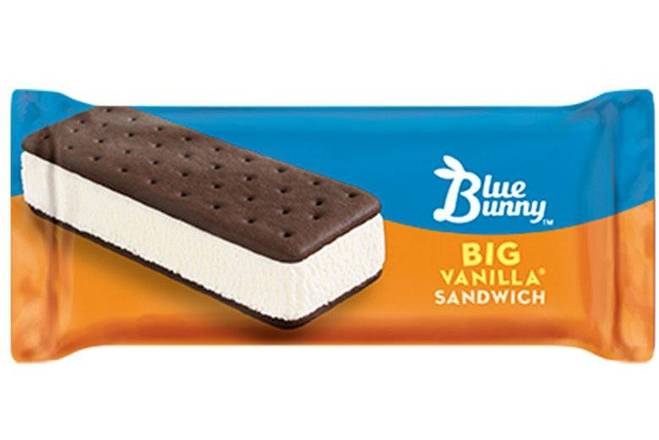 Order Blue Bunny Premium Ice Cream Sandwiches, Big Vanilla - 6.0 fl oz  food online from Abc Discount Store store, San Diego on bringmethat.com