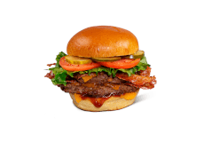 Order Burgers - Double BBQ Bacon Cheeseburger food online from Wawa 8341 store, Bridgewater Township on bringmethat.com