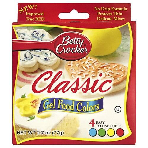 Order Betty Crocker Classic Gel Food Coloring - 2.7 oz food online from Walgreens store, BRIDGEPORT on bringmethat.com