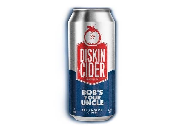 Order Diskin Cider Bob's Your Uncle - 4x 16oz Cans food online from Eagle Liquor & Wine store, Chattanooga on bringmethat.com