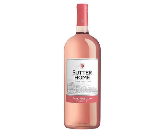 Order Sutter Home Pink Moscato, 750mL wine (10.0% ABV) food online from Babaro Liquor Store store, Peabody on bringmethat.com