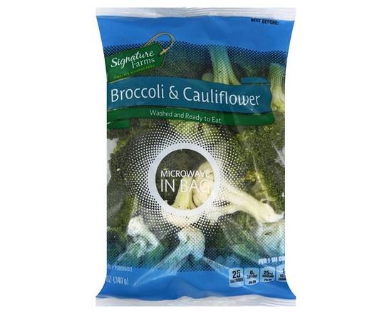 Order Signature Farms · Broccoli & Cauliflower (12 oz) food online from ACME Markets store, Somers Point on bringmethat.com