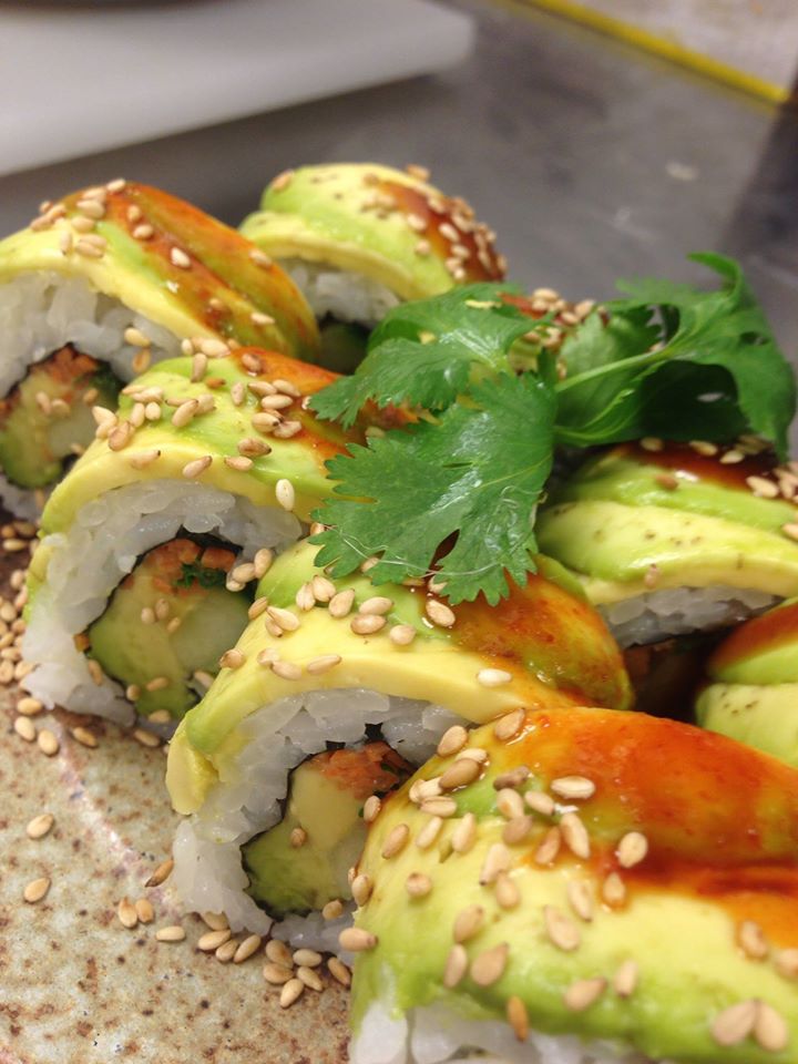 Order Avocado Lover Sushi Roll food online from JK's Table store, Minneapolis on bringmethat.com