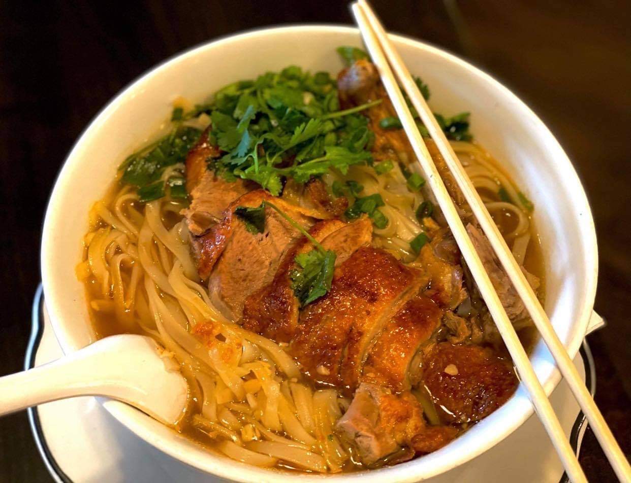 Order Roasted Duck Noodle Soup food online from Thai Corner store, Worcester on bringmethat.com