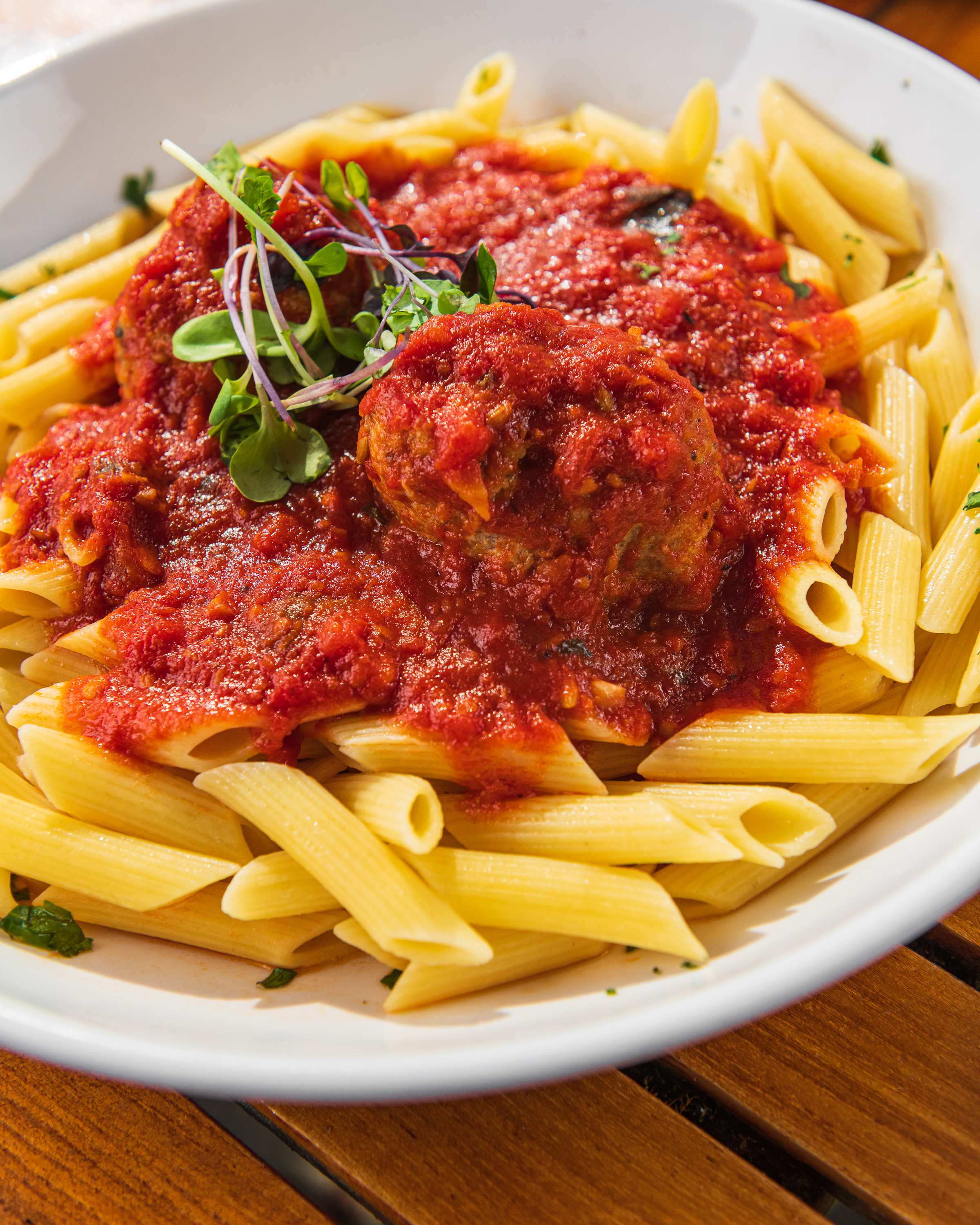 Order Pasta with Meatballs food online from Iggy Boardwalk Lobster & Clam Bar store, Warwick on bringmethat.com
