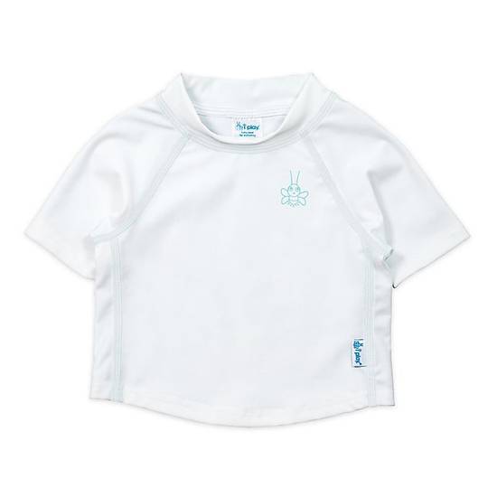 Order i play.® by green sprouts® Size 3T Short Sleeve Rashguard Shirt in White food online from Bed Bath & Beyond store, Lancaster on bringmethat.com