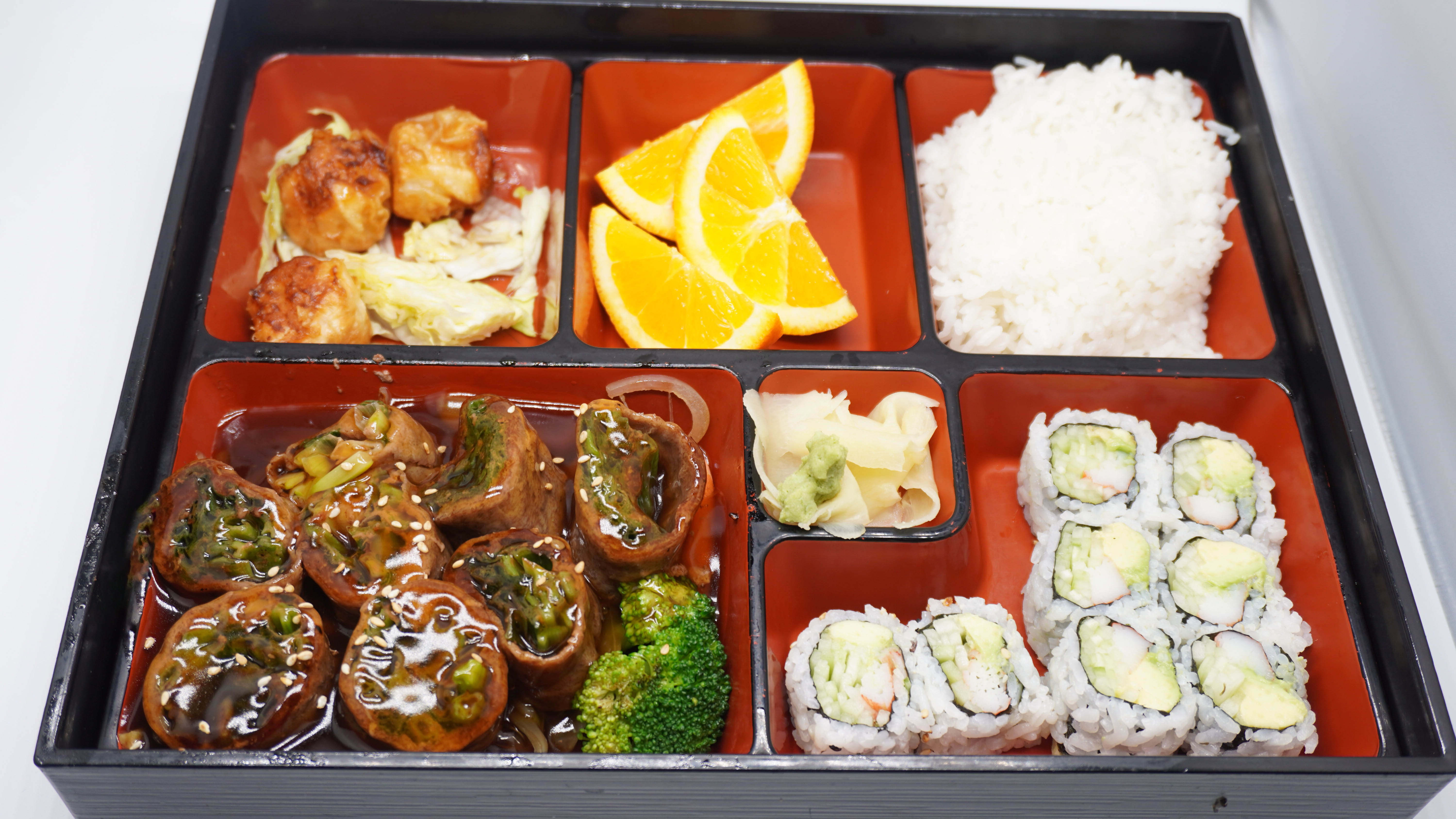 Order Beef Negimaki Bento Box food online from Mizu Japanese Restaurant store, Niles on bringmethat.com