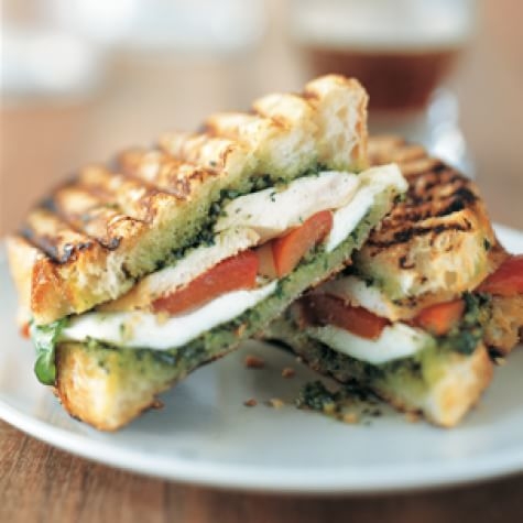 Order Chicken Pesto Panini (Lunch Only) food online from Salvatore Italian Grill store, Warren on bringmethat.com