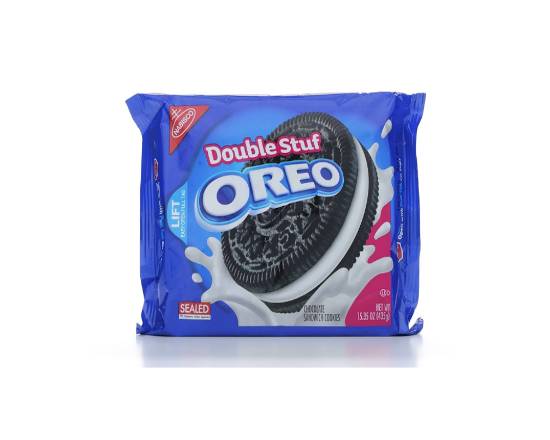 Order Nabisco Oreo Double Stuf Chocolate Sandwich Cookies - 15.35 oz food online from Loma Mini Market store, Long Beach on bringmethat.com