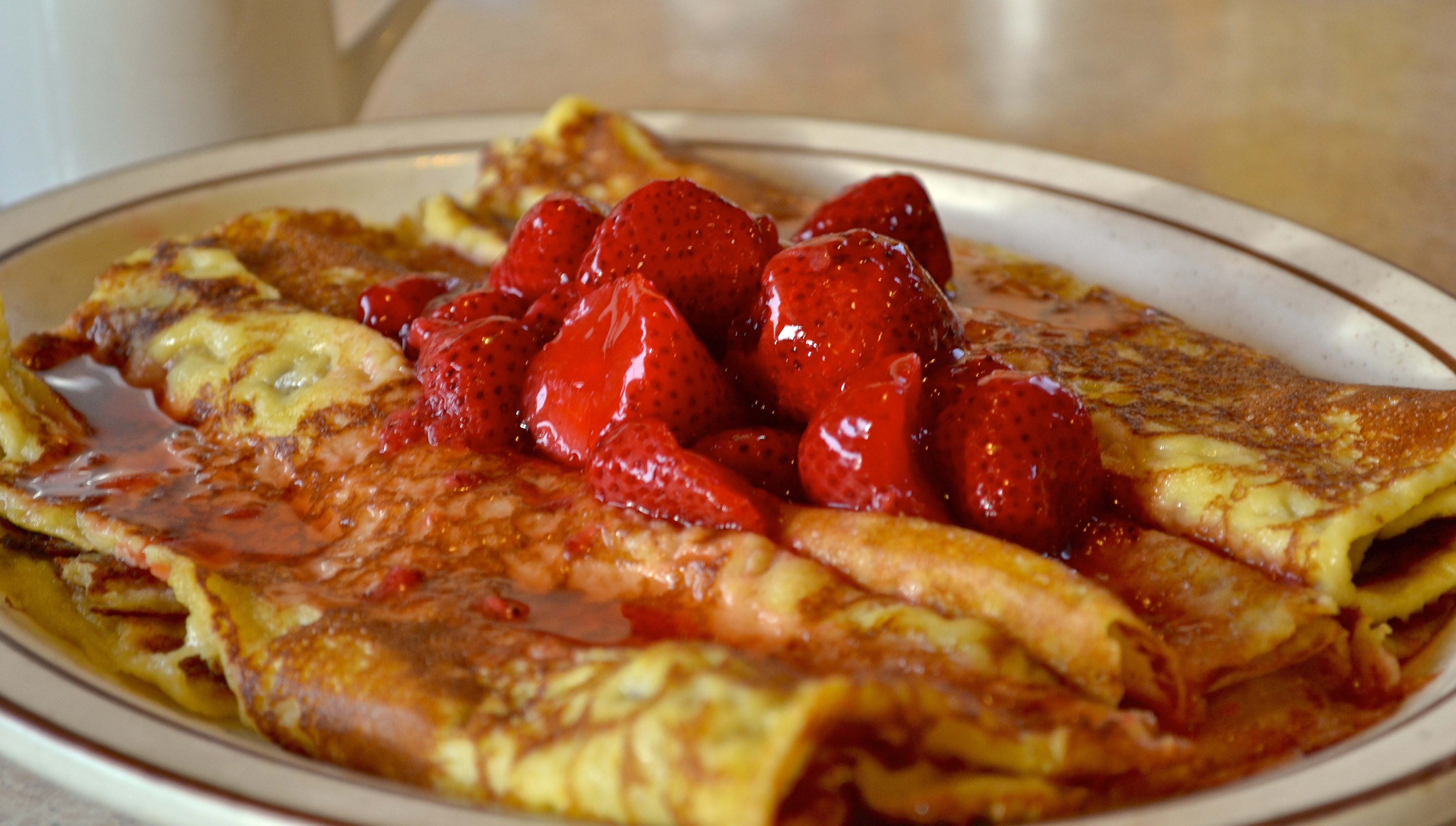 Order Strawberry Crepes food online from Papa G store, Huntley on bringmethat.com