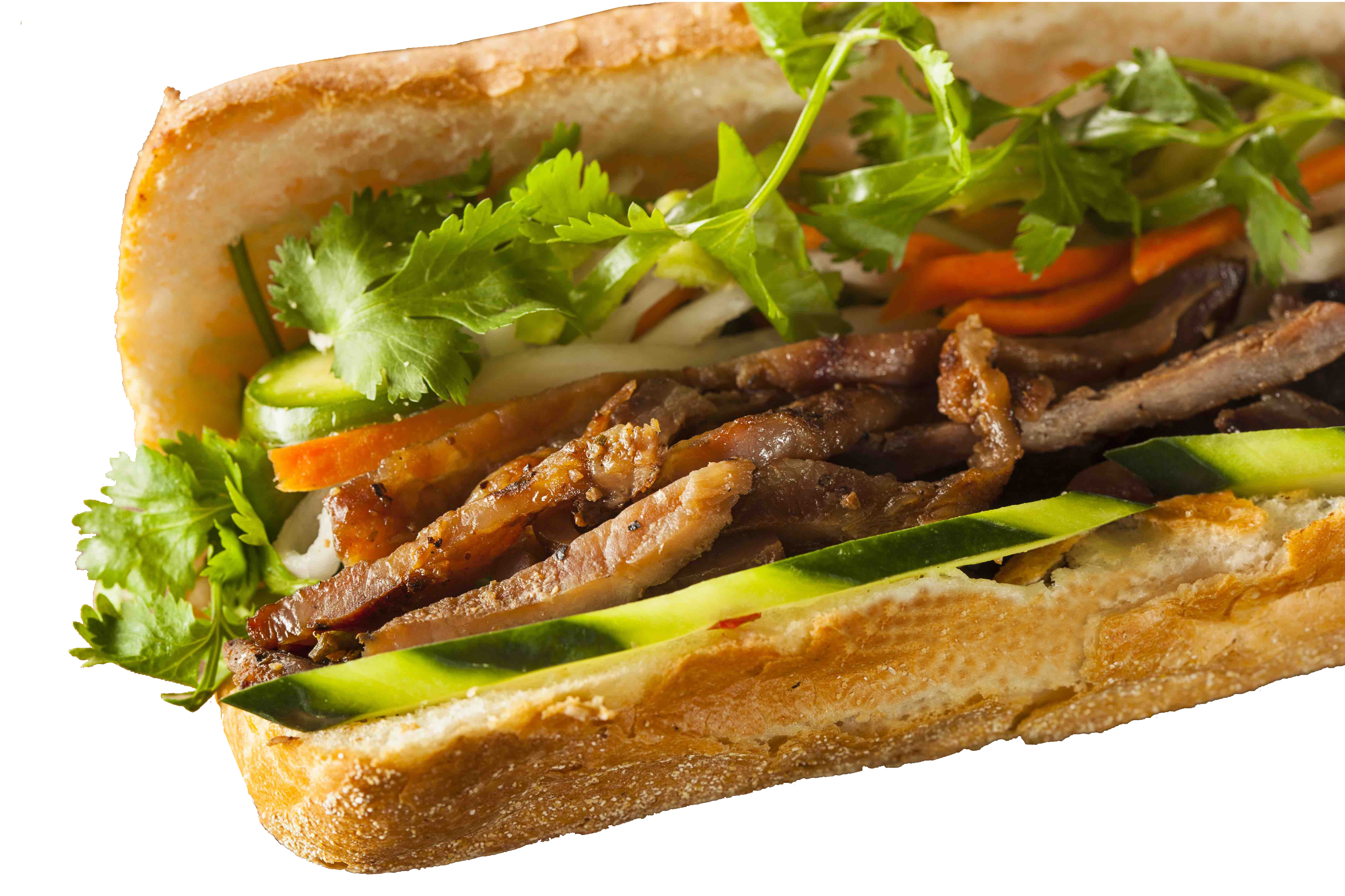 Order Steak Banh Mi Sandwich food online from Lees Sandwiches store, Van Nuys on bringmethat.com