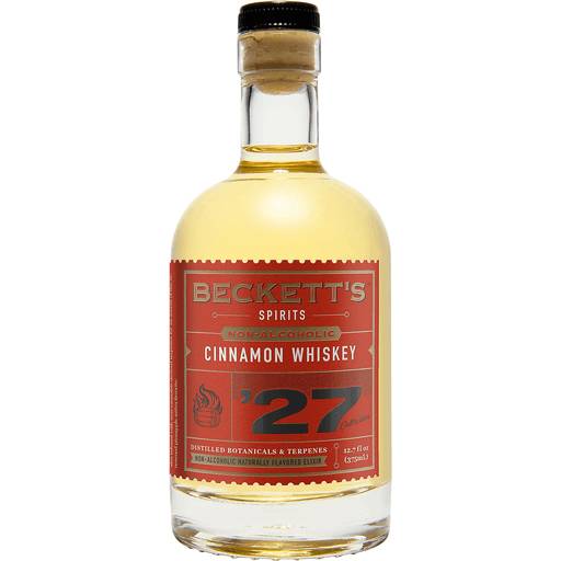 Order Beckett's '27 Cinnamon Whiskey Non-Alcoholic Spirit  (375 ML) 129048 food online from Bevmo! store, Ladera Ranch on bringmethat.com