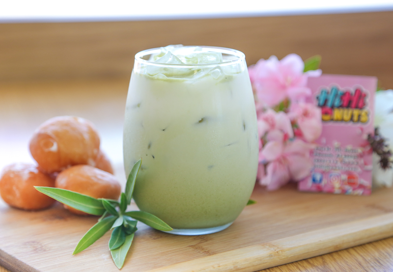 Order Iced Matcha Latte food online from Hihi Donuts store, Phoenix on bringmethat.com
