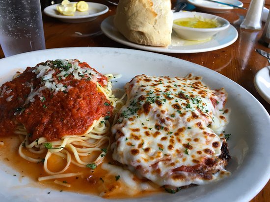Order Eggplant Parmigiana with a Side of Pasta food online from Sutton cafe store, New York on bringmethat.com