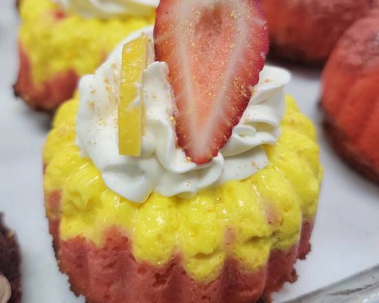 Order Lemon _ strawberry bundt cake  food online from Keto Bakery OC store, Orange on bringmethat.com