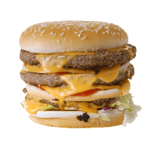 Order 1 lb. Big Daddy Triple Cheeseburger food online from Off The Grill store, Concord on bringmethat.com