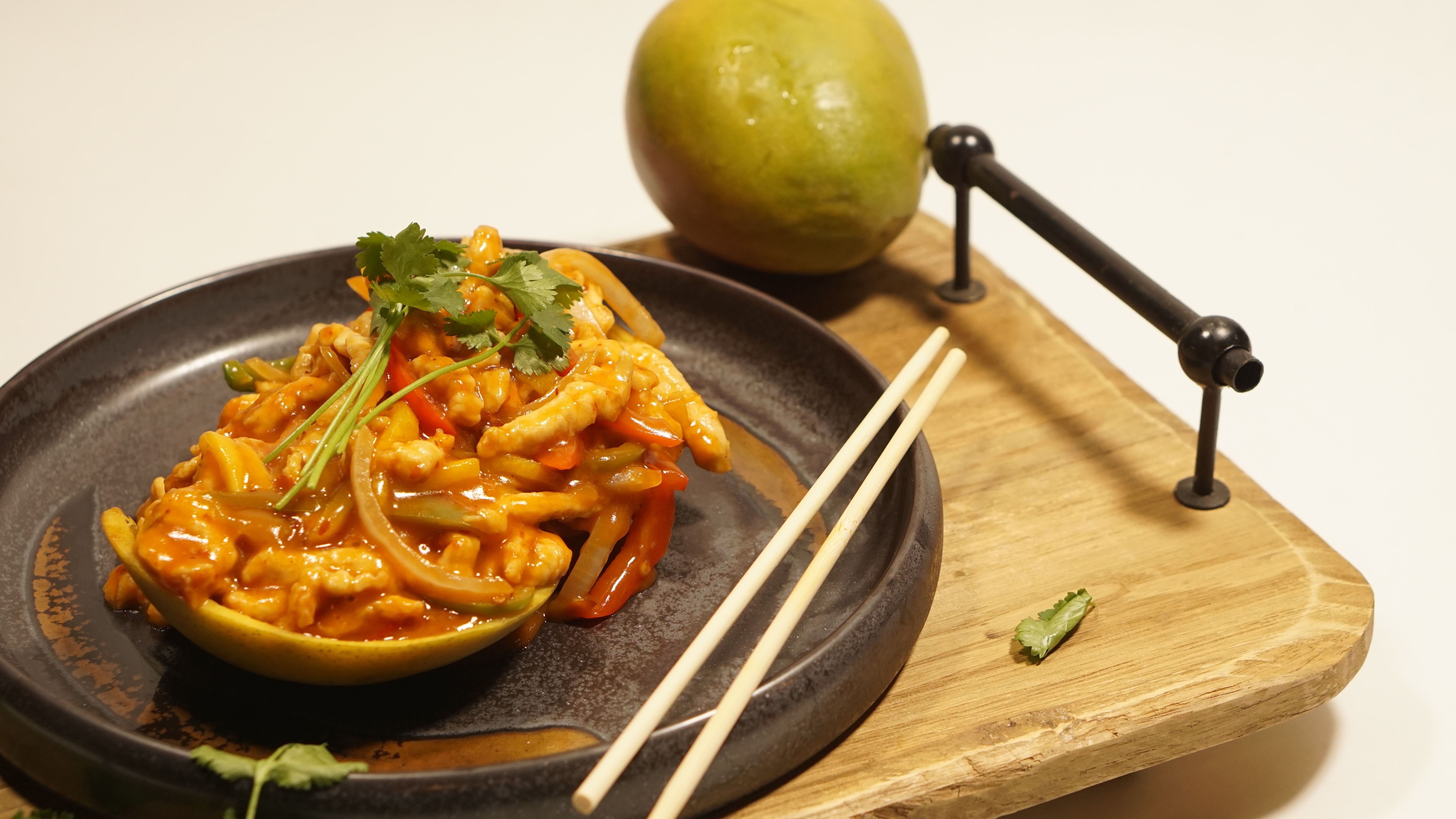 Order Spicy Mango Chicken food online from Inchin Bamboo Garden store, Irvine on bringmethat.com
